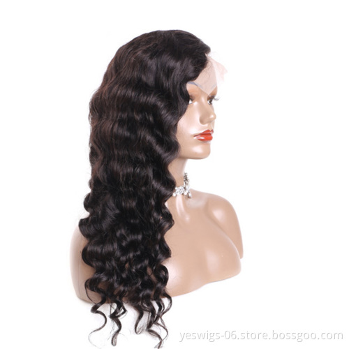 Popular New Virgin Hair Vendors Cuticle Aligned Raw Virgin For Black Women 13X6 Wigs Burmese Human Hair Lace Front Body Wave Wig